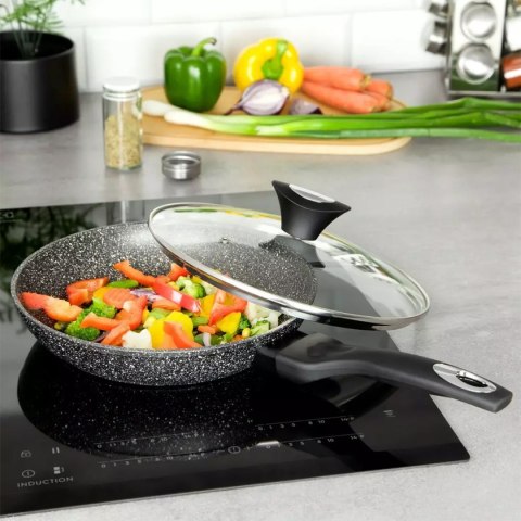 PATELNIA GRANITOWA 24CM Z POKRYWĄ KLAUSBERG KB-7039 PATELNIA GRANITOWA 24CM Z POKRYWĄ KLAUSBERG KB-7039