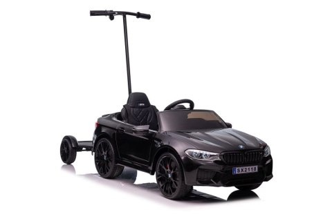 AUTO NA AKUMULATOR BMW M5 Z PLATFORMĄ DLA RODZICA CZARNE LAKIEROWANE AUTO NA AKUMULATOR BMW M5 Z PLATFORMĄ DLA RODZICA CZARNE LAKIEROWANE