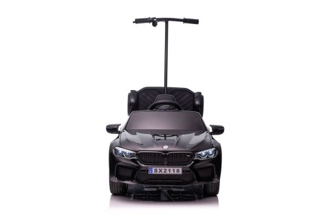 AUTO NA AKUMULATOR BMW M5 Z PLATFORMĄ DLA RODZICA CZARNE LAKIEROWANE AUTO NA AKUMULATOR BMW M5 Z PLATFORMĄ DLA RODZICA CZARNE LAKIEROWANE