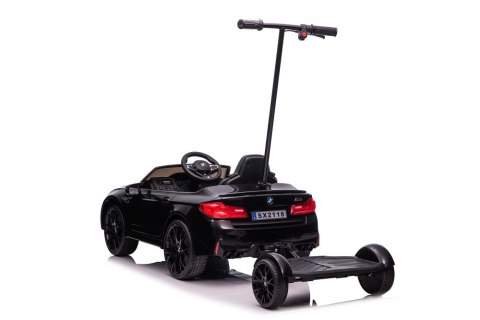 AUTO NA AKUMULATOR BMW M5 Z PLATFORMĄ DLA RODZICA CZARNE LAKIEROWANE AUTO NA AKUMULATOR BMW M5 Z PLATFORMĄ DLA RODZICA CZARNE LAKIEROWANE