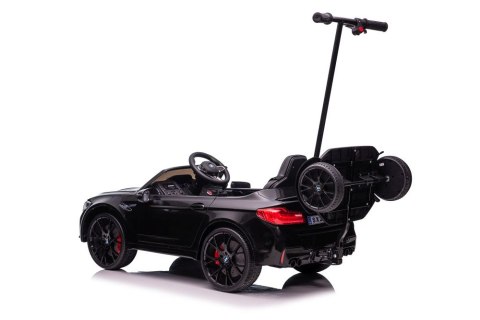 AUTO NA AKUMULATOR BMW M5 Z PLATFORMĄ DLA RODZICA CZARNE LAKIEROWANE AUTO NA AKUMULATOR BMW M5 Z PLATFORMĄ DLA RODZICA CZARNE LAKIEROWANE