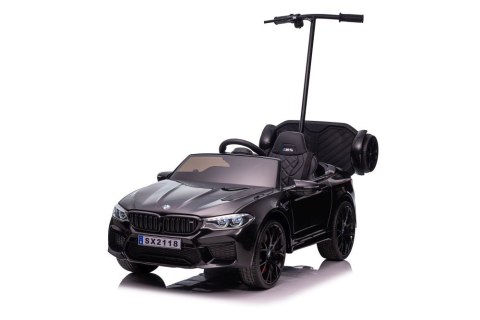 AUTO NA AKUMULATOR BMW M5 Z PLATFORMĄ DLA RODZICA CZARNE LAKIEROWANE AUTO NA AKUMULATOR BMW M5 Z PLATFORMĄ DLA RODZICA CZARNE LAKIEROWANE