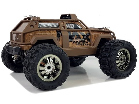 AUTO RAJDOWE OFF-ROAD ZDALNIE STEROWANE BRĄZOWA 2.4G 1:18 35 KM/H KONTROLA PRĘDKOŚCI AUTO RAJDOWE OFF-ROAD ZDALNIE STEROWANE BRĄZOWA 2.4G 1:18 35 KM/H KONTROLA PRĘDKOŚCI