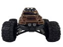 AUTO RAJDOWE OFF-ROAD ZDALNIE STEROWANE BRĄZOWA 2.4G 1:18 35 KM/H KONTROLA PRĘDKOŚCI