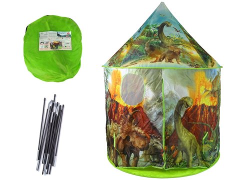 DOMEK NAMIOT DLA DZIECI DINOZAURY OGRÓD ZIELONY DOMEK NAMIOT DLA DZIECI DINOZAURY OGRÓD ZIELONY