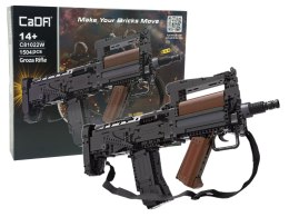 KARABIN PISTOLET GROZA KLOCKI 1504 ELEMENTÓW CADA 10 POCISKÓW