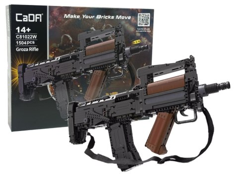 KARABIN PISTOLET GROZA KLOCKI 1504 ELEMENTÓW CADA 10 POCISKÓW KARABIN PISTOLET GROZA KLOCKI 1504 ELEMENTÓW CADA 10 POCISKÓW