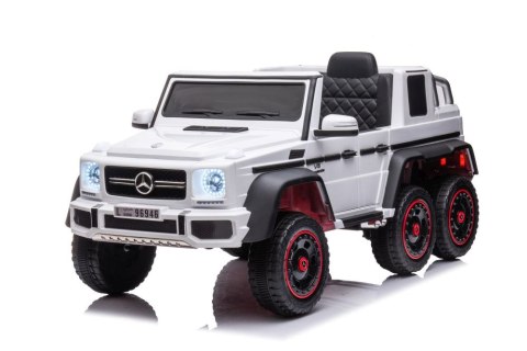 AUTO NA AKUMULATOR MERCEDES BENZ G63 6X6 BIAŁY AUTO NA AKUMULATOR MERCEDES BENZ G63 6X6 BIAŁY