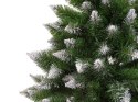CHOINKA SOSNA DIAMENTOWA 3D NA PNIU 180CM ŚNIEG BROKAT