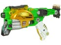 DINOBOTS 2W1 DINOZAUR PISTOLET NA STRZAŁKI ZIELONY STEGOSAURUS TARCZA
