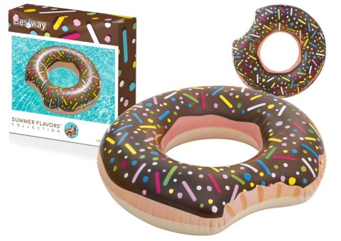 KOŁO DO PŁYWANIA DONUT CZEKOLADOWY 107 CM BESTWAY 36118 KOŁO DO PŁYWANIA DONUT CZEKOLADOWY 107 CM BESTWAY 36118
