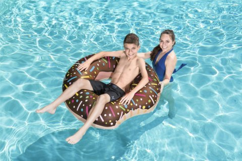 KOŁO DO PŁYWANIA DONUT CZEKOLADOWY 107 CM BESTWAY 36118 KOŁO DO PŁYWANIA DONUT CZEKOLADOWY 107 CM BESTWAY 36118