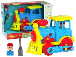 LOKOMOTYWA KLOCKI DO ROZKRĘCANIA DIY 48 ELEMENTÓW 84842