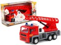 SAMOCHÓD AUTO STRAŻACKI "AŁMAZ" WYSUWANA DRABINA 70 CM CZERWONY 88956