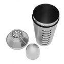 SHAKER BARMAŃSKI Z RECEPTURAMI 600ML KINGHOFF KH-1393