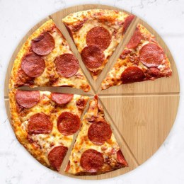 TACA DESKA DREWNIANA DO PIZZY 35CM KINGHOFF KH-1565