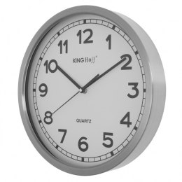 ZEGAR ŚCIENNY STALOWY 34CM MECHANIZM PŁYNĄCY KH-5026
