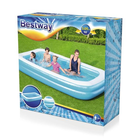 BASEN DMUCHANY 305 X 183 X 46 CM BESTWAY 54150 BASEN DMUCHANY 305 X 183 X 46 CM BESTWAY 54150