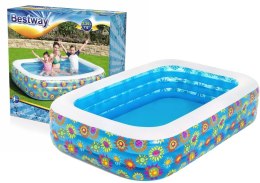 BASEN DMUCHANY KWIATY 229 X 152 X 56 CM BESTWAY 54120
