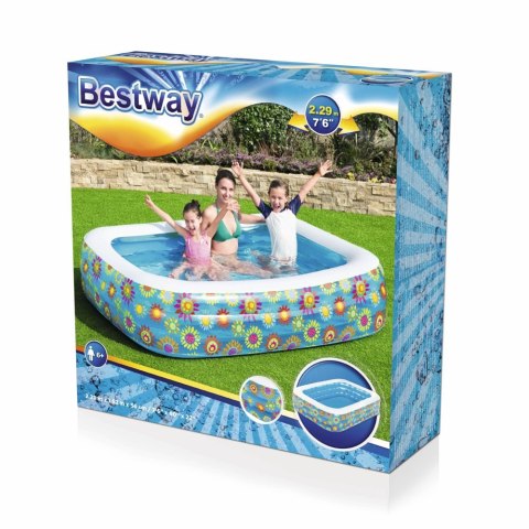 BASEN DMUCHANY KWIATY 229 X 152 X 56 CM BESTWAY 54120 BASEN DMUCHANY KWIATY 229 X 152 X 56 CM BESTWAY 54120