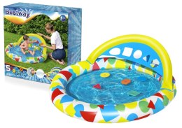 BASEN DMUCHANY Z PODUSZKĄ WODNĄ 120 X 117 X 46 CM BESTWAY 52378