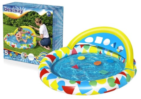 BASEN DMUCHANY Z PODUSZKĄ WODNĄ 120 X 117 X 46 CM BESTWAY 52378 BASEN DMUCHANY Z PODUSZKĄ WODNĄ 120 X 117 X 46 CM BESTWAY 52378