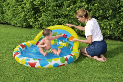 BASEN DMUCHANY Z PODUSZKĄ WODNĄ 120 X 117 X 46 CM BESTWAY 52378 BASEN DMUCHANY Z PODUSZKĄ WODNĄ 120 X 117 X 46 CM BESTWAY 52378