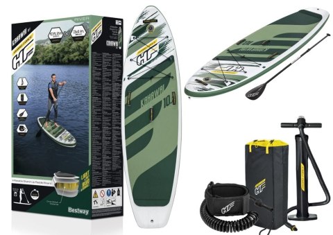 DESKA SUP HYDRO-FORCE ZIELONA 310 X 86 X 15 CM BESTWAY 65308 DESKA SUP HYDRO-FORCE ZIELONA 310 X 86 X 15 CM BESTWAY 65308