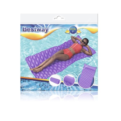 DMUCHANY MATERAC PLAŻOWY FIOLETOWY 213 X 86 CM BESTWAY 44020 DMUCHANY MATERAC PLAŻOWY FIOLETOWY 213 X 86 CM BESTWAY 44020