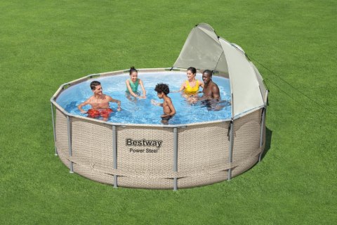BASEN STELAŻOWY OGRODOWY 396 X 107 CM BESTWAY 5614V BASEN STELAŻOWY OGRODOWY 396 X 107 CM BESTWAY 5614V