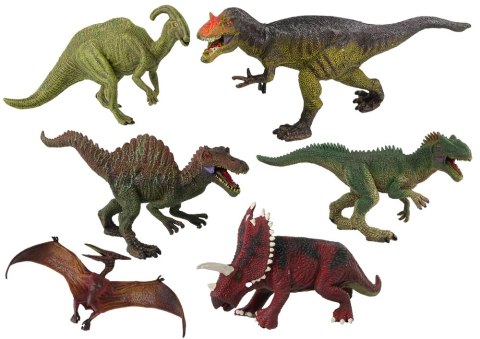 DUŻY ZESTAW DINOZAURÓW 6 SZTUK FIGURKA DINOZAUR PREHISTORYCZNE OKAZY DUŻY ZESTAW DINOZAURÓW 6 SZTUK FIGURKA DINOZAUR PREHISTORYCZNE OKAZY