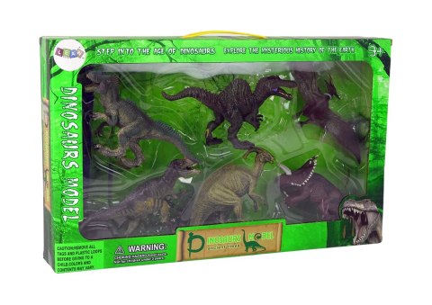 DUŻY ZESTAW DINOZAURÓW 6 SZTUK FIGURKA DINOZAUR PREHISTORYCZNE OKAZY DUŻY ZESTAW DINOZAURÓW 6 SZTUK FIGURKA DINOZAUR PREHISTORYCZNE OKAZY