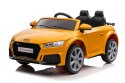 POJAZD NA AKUMULATOR AUDI TT RS ŻÓŁTE