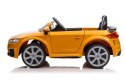 POJAZD NA AKUMULATOR AUDI TT RS ŻÓŁTE