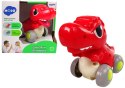 DINOZAUR NA KÓŁKACH T-REX CZERWONY FIGURKA