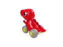 DINOZAUR NA KÓŁKACH T-REX CZERWONY FIGURKA