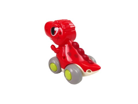 DINOZAUR NA KÓŁKACH T-REX CZERWONY FIGURKA DINOZAUR NA KÓŁKACH T-REX CZERWONY FIGURKA