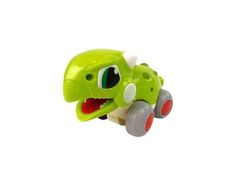 DINOZAUR NA KÓŁKACH ZIELONY FIGURKA DINOZAUR NA KÓŁKACH ZIELONY FIGURKA
