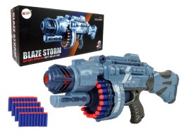 DUŻY KARABIN PISTOLET NA POCISKI PIANKOWE 40 SZT. OBROTOWY MAGAZYNEK