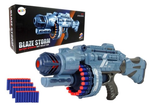 DUŻY KARABIN PISTOLET NA POCISKI PIANKOWE 40 SZT. OBROTOWY MAGAZYNEK DUŻY KARABIN PISTOLET NA POCISKI PIANKOWE 40 SZT. OBROTOWY MAGAZYNEK