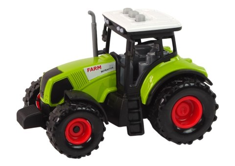 DUŻY TRAKTOR ŚWIATŁA LED DŹWIĘKI 2 MASZYNY FARM SET DUŻY TRAKTOR ŚWIATŁA LED DŹWIĘKI 2 MASZYNY FARM SET