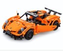 KLOCKI KONSTRUKCYJNE AUTO SPORTOWE PORSCHE POMARAŃCZOWE 421 ELEMENTÓW R/C CADA