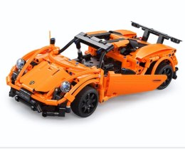 KLOCKI KONSTRUKCYJNE AUTO SPORTOWE PORSCHE POMARAŃCZOWE 421 ELEMENTÓW R/C CADA