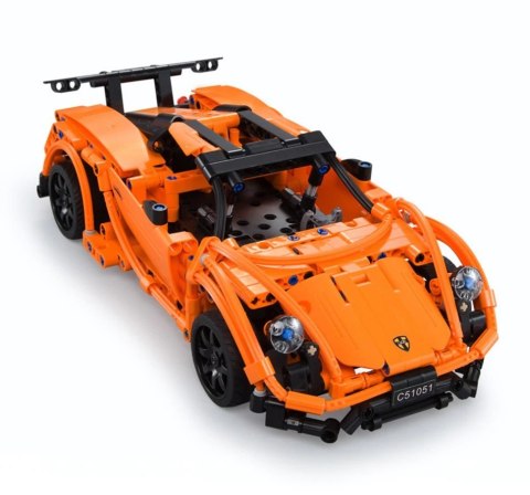 KLOCKI KONSTRUKCYJNE AUTO SPORTOWE PORSCHE POMARAŃCZOWE 421 ELEMENTÓW R/C CADA KLOCKI KONSTRUKCYJNE AUTO SPORTOWE PORSCHE POMARAŃCZOWE 421 ELEMENTÓW R/C CADA