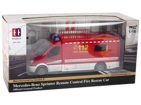 ZDALNIE STEROWANA STRAŻ POŻARNA MERCEDES SPRINTER WODA RUCHOMA DRABINA ZDALNIE STEROWANA STRAŻ POŻARNA MERCEDES SPRINTER WODA RUCHOMA DRABINA