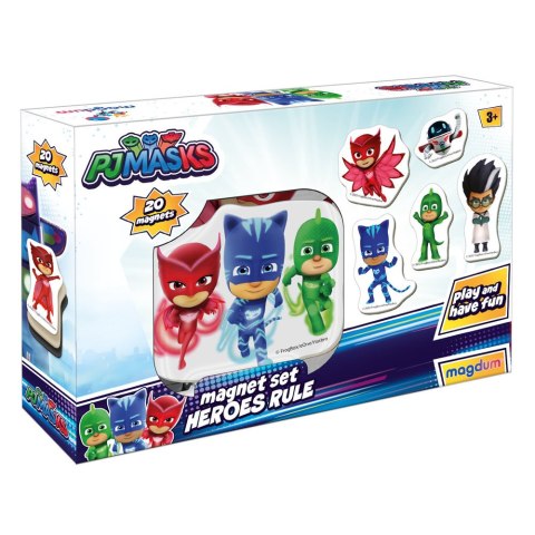 ZESTAW MAGNESÓW PIDŻAMERSI PJMASKS ME 5031-32 ZESTAW MAGNESÓW PIDŻAMERSI PJMASKS ME 5031-32