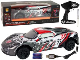 AUTO SPORTOWE R/C 1:8 SZARY BIAŁY