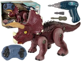 DINOZAUR DO ROZKRĘCANIA Z WIERTARKĄ PLASTIKOWY