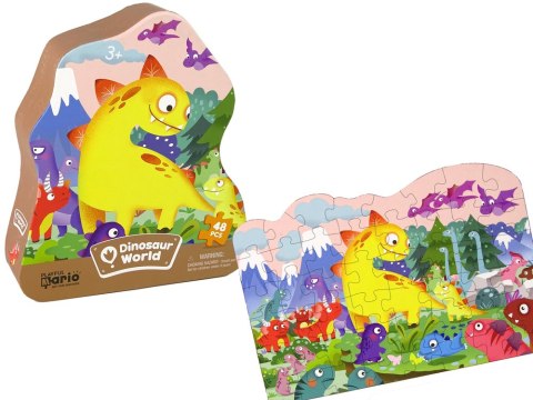 PUZZLE DINOZAUR WULKAN 48 ELEMENTÓW PUZZLE DINOZAUR WULKAN 48 ELEMENTÓW
