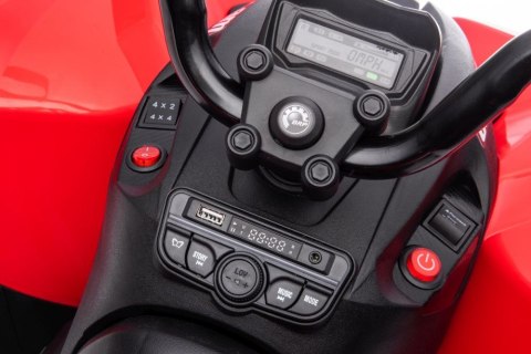 QUAD NA AKUMULATOR CAN-AM RENEGATE CZERWONY QUAD NA AKUMULATOR CAN-AM RENEGATE CZERWONY